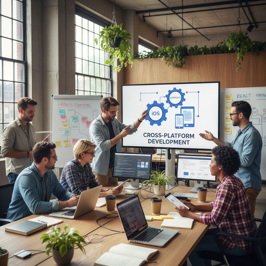 Mobile app development for iOS and Android